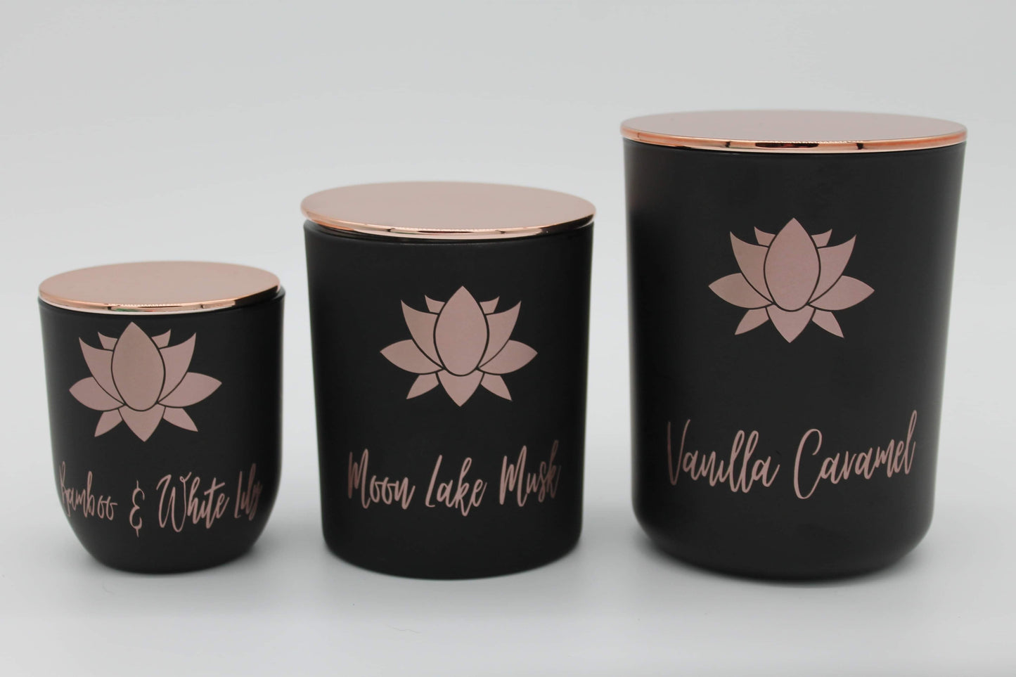 Medium Soy Candle - Black